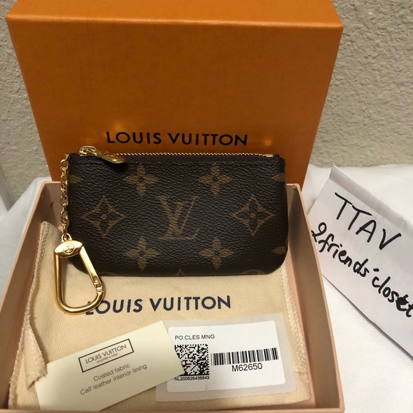 Louis Vuitton Accessories - Louis Vuitton key pouch key cles monogram New